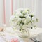 4 Packs Peonies Artificial Flowers, White Artificial Peonies, Silk Peonies Flowers Fake Peonies Artificial Flowers Peonies Bouquet for Centerpiece Table Wedding Party Home Decor